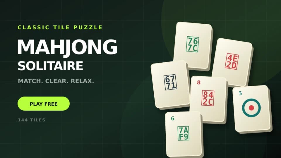 Mahjong Solitaire game cover